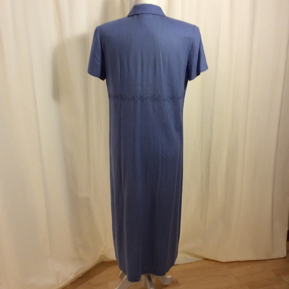 TALBOTS Linen Buttondown Shirt Style Dress - Picture 6 of 8